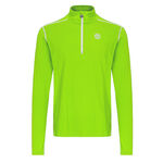 BIDI BADU Clothing BIDI BADU Zac Tech Half Zip Long Sleeve Men-Neon Green,White