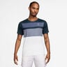 Court Dri-FIT Advantage Print T-Shirt Men - blue, white