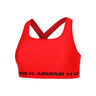 Crossback Mid Sports Bras Women-Neon Red