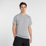 New Balance Clothing New Balance Short Sleeve T-Shirt Men-Grey