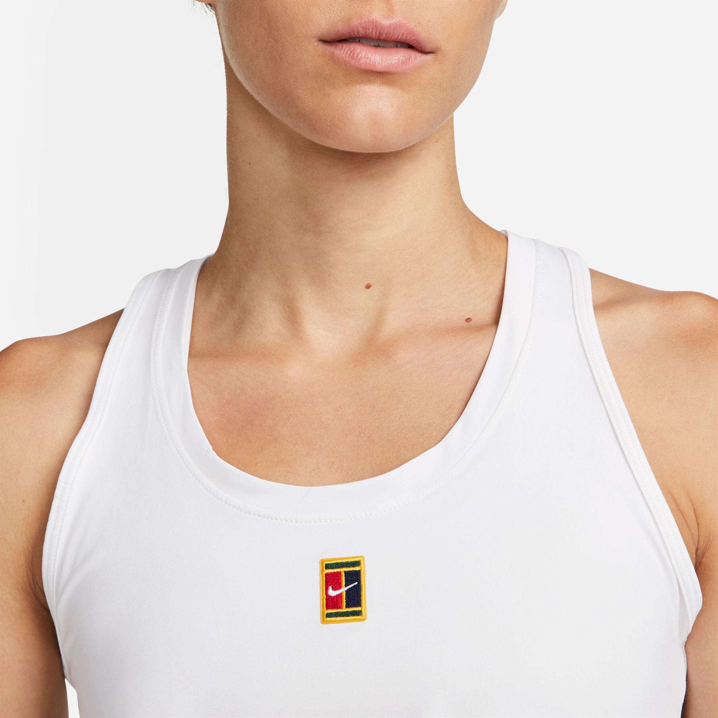 Buy Nike Court One Dri Fit Heritage Slim Tank Top Women White