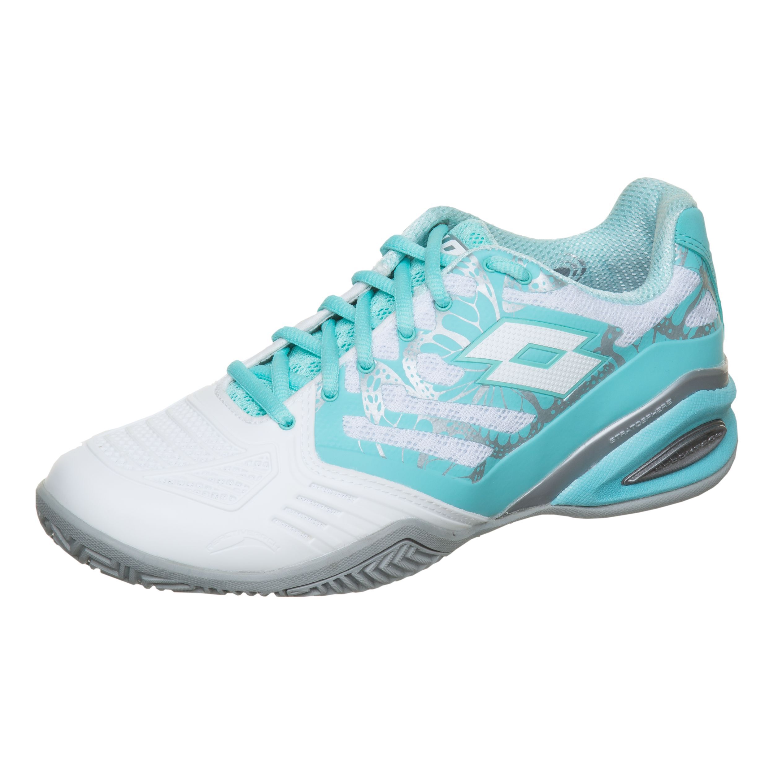 Stratosphere III Clay Court Shoe Women Turquoise Lightgrey