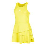 Quiet Please Tennis apparel Quiet Please Flounce Dress Women - yellow, white