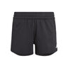 Training Icons 3 Stripes Knitted Shorts Girls - black, white