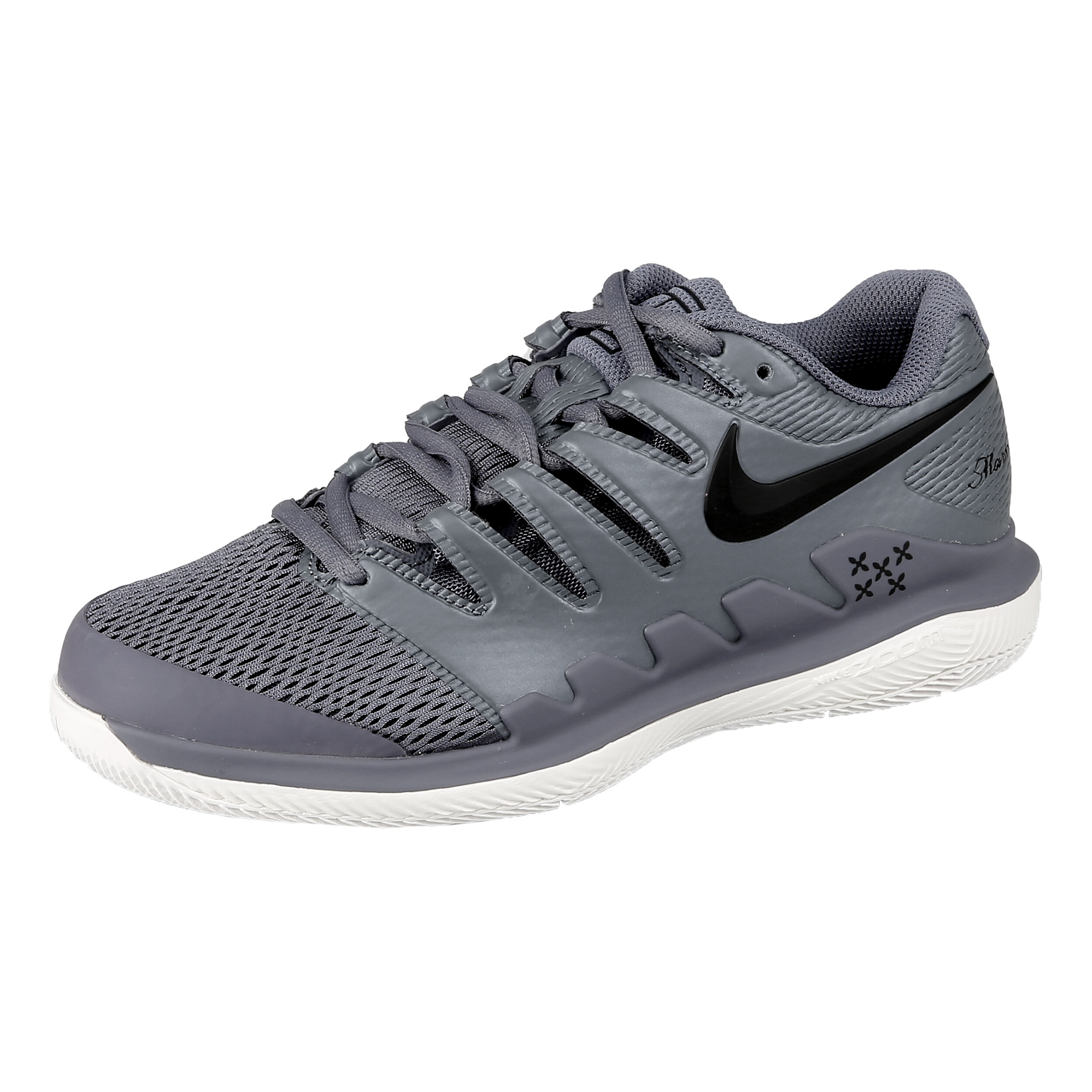 Nike air zoom vapor x grey/black women's shoe clearance