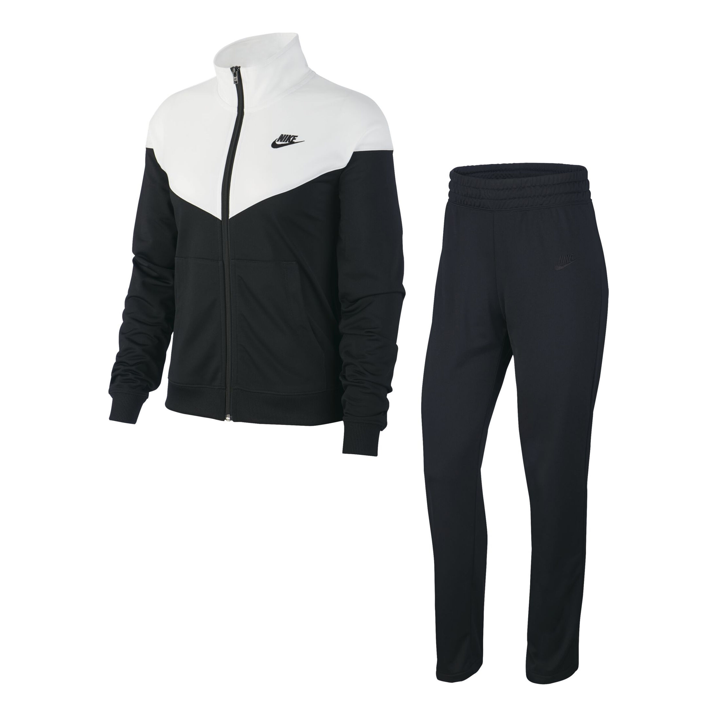 womens black and white nike sweatsuit