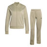 Essentials 3Stripes Dayready Tracksuit Tracksuit - beige