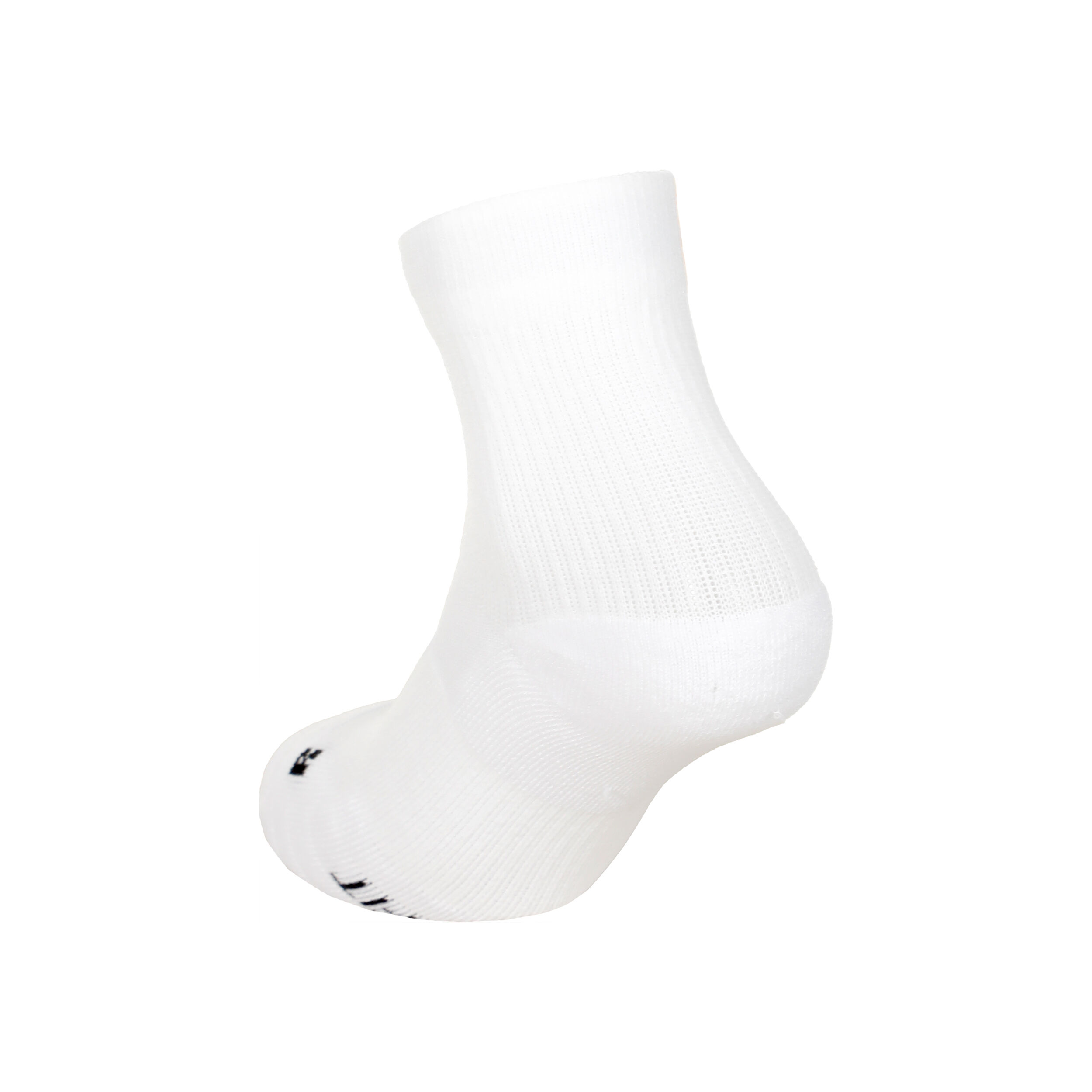 Court Multiplier Max Sports Socks 2 Pack - White, Black