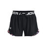 Tri Color Shorts Girls - black, 