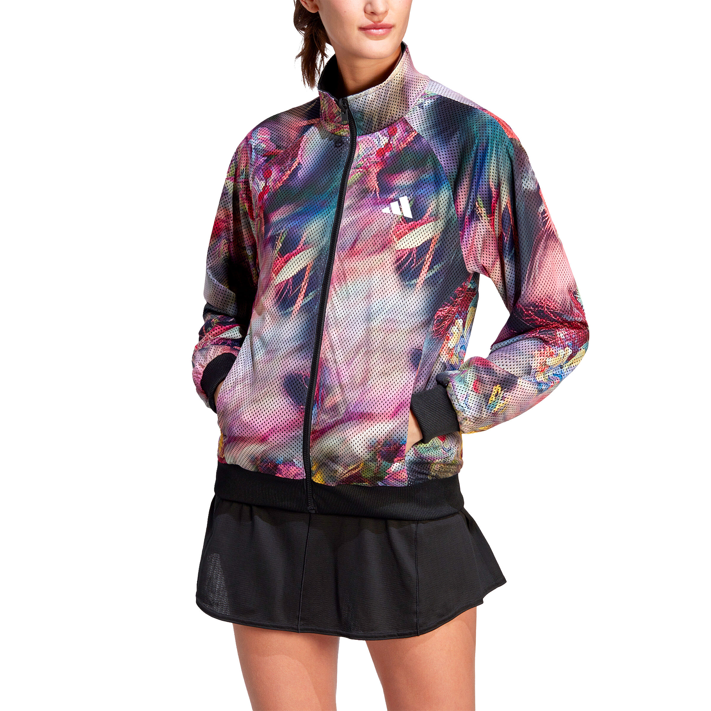 Adidas flower bomber new arrivals jacket