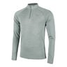 Velocity Cloudspun 1/4 Zip Running Shirt Men-Green
