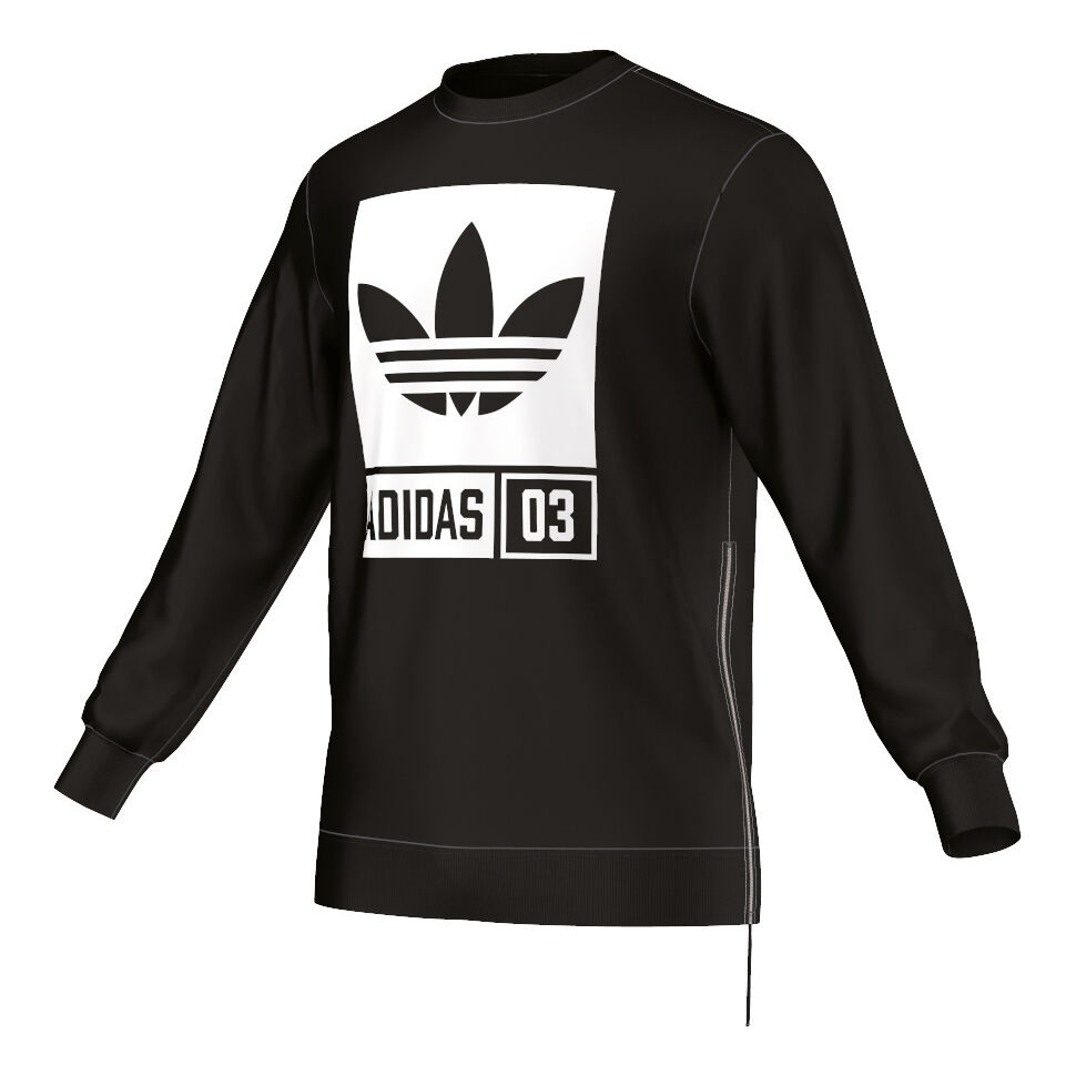Buy adidas Originals Street Graphic Crew Long Sleeve Men Black