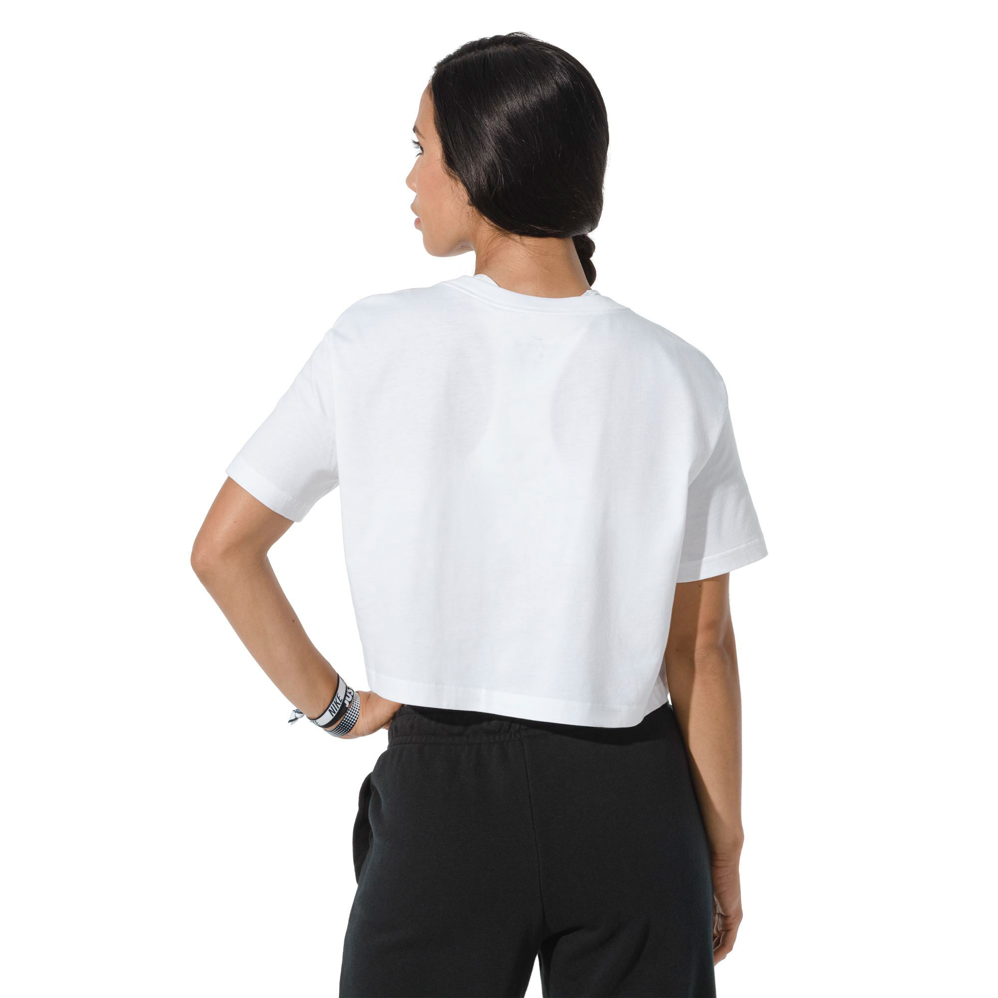 Buy Nike Sportswear Essential Crop T-Shirt Women White, Black