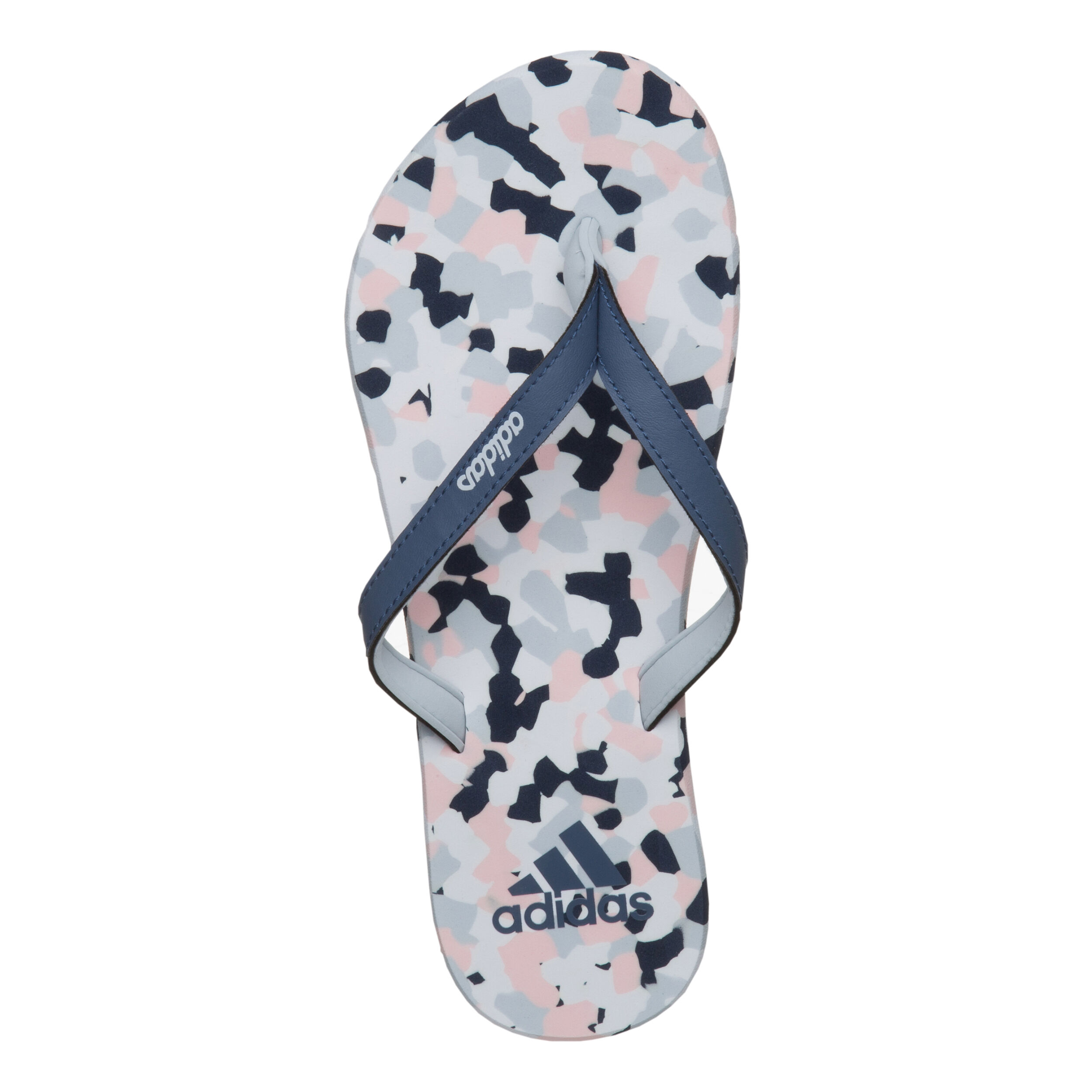 Adidas women grey eezay glitter colourblocked flip-flops new arrivals