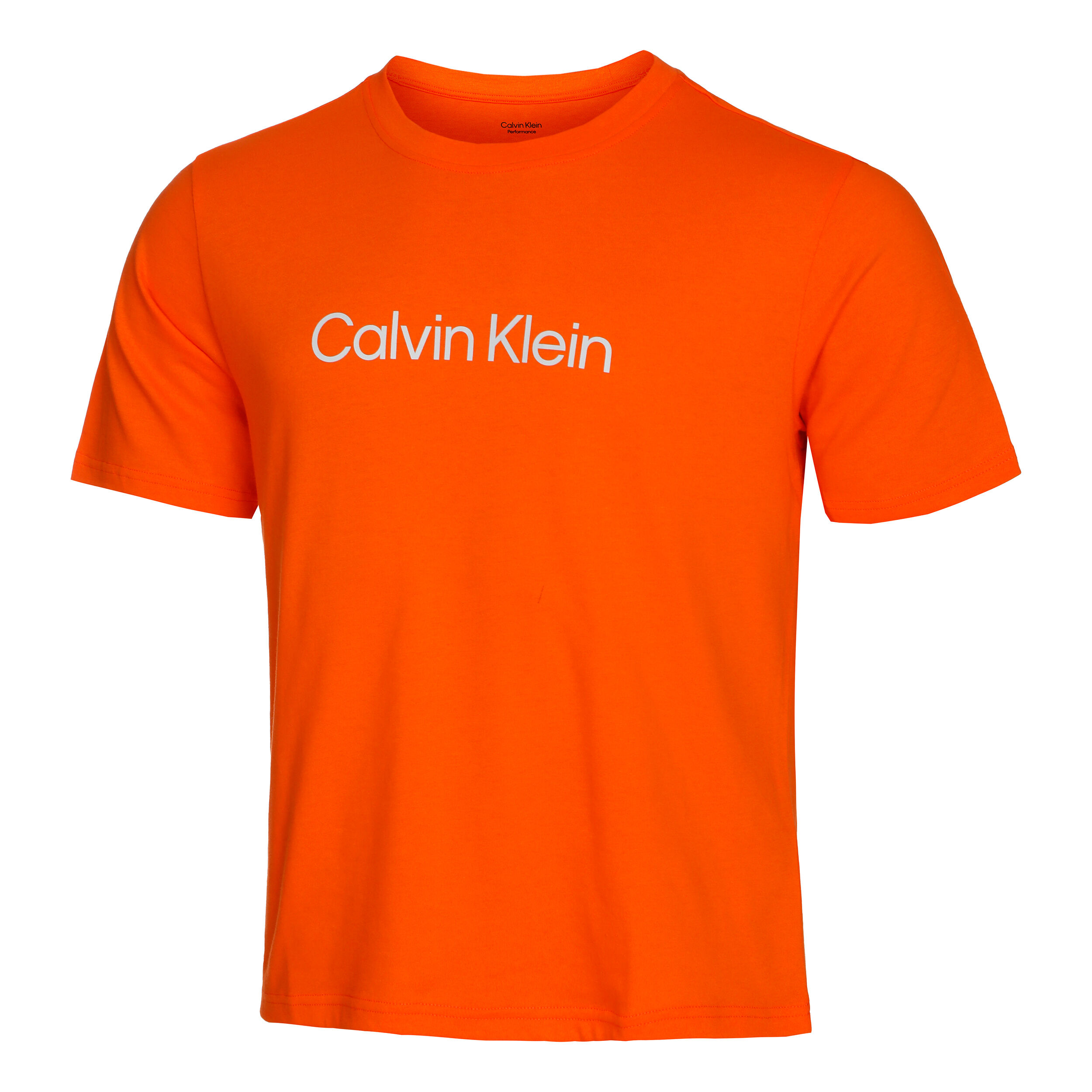 Orange calvin klein cheap t shirt