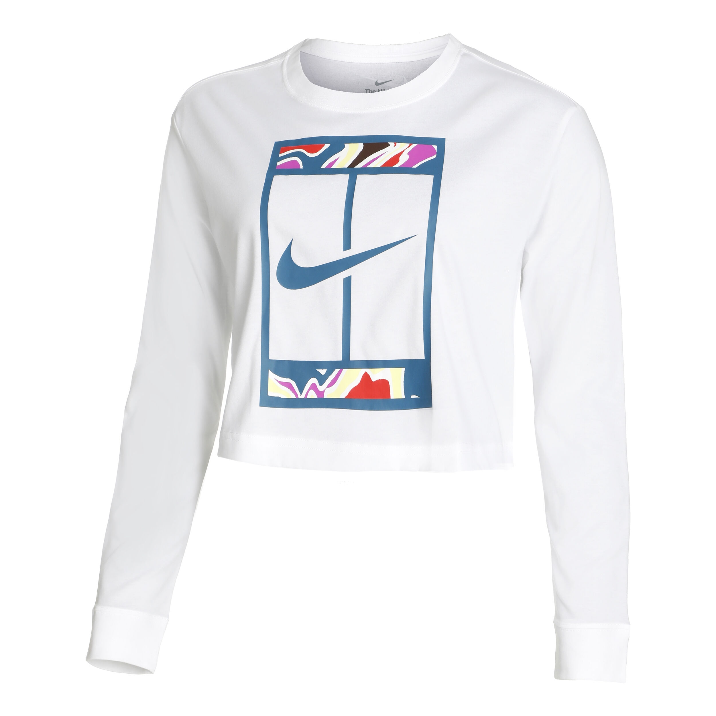 White long sleeve dri fit shirt womens store