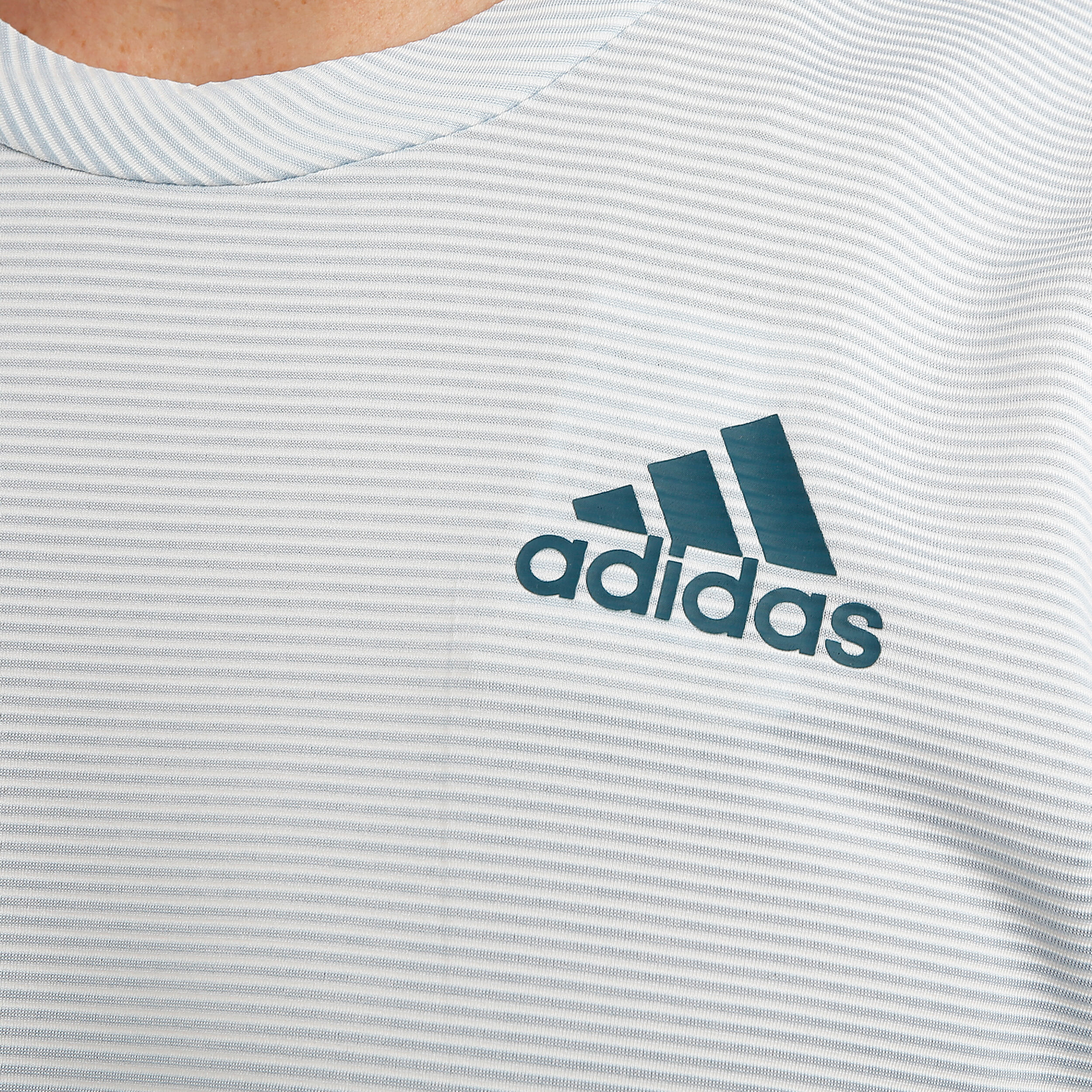 Adidas parley striped discount tee