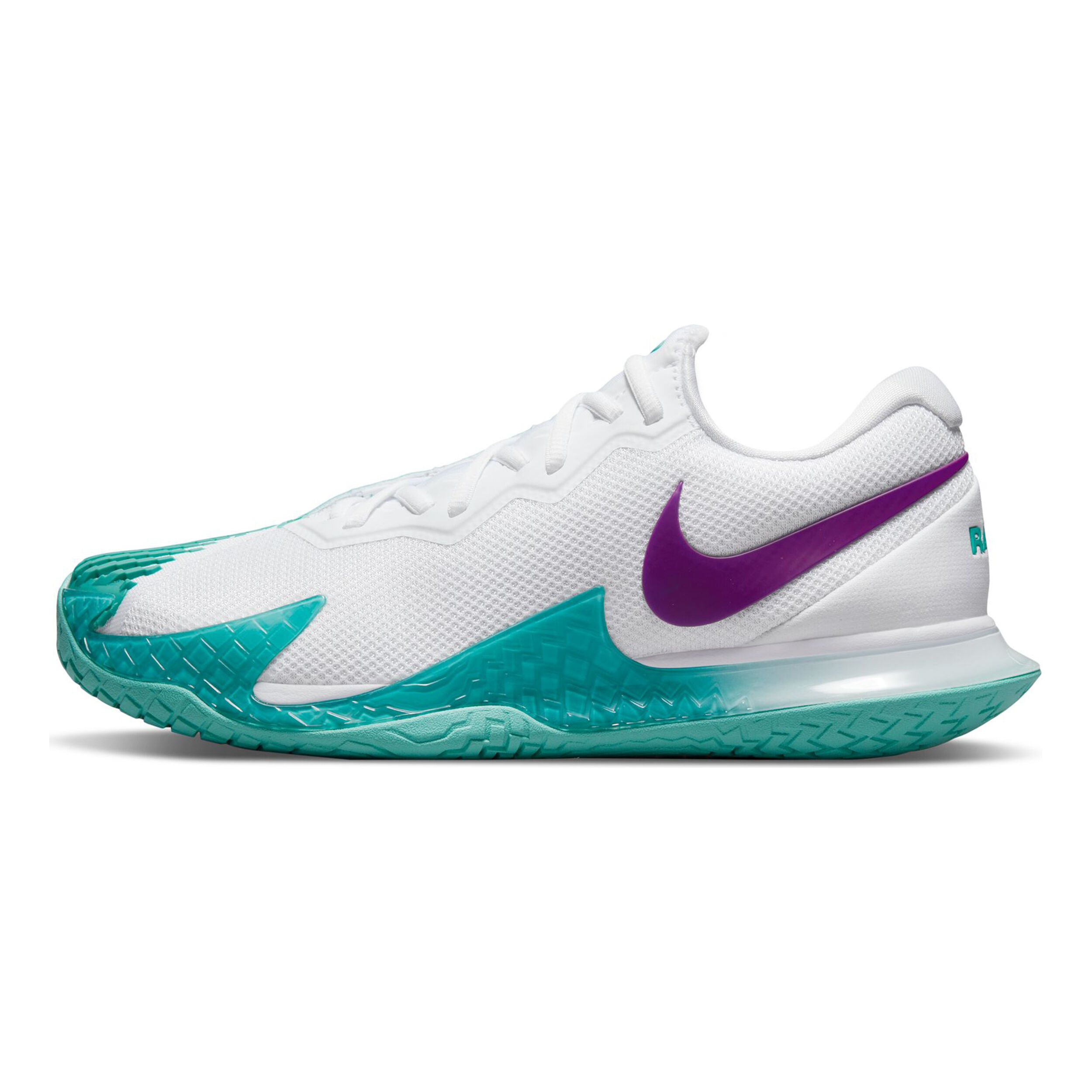 Rafael Nadal Court Vapor Zoom Cage 4 All Court Shoe Men White Green