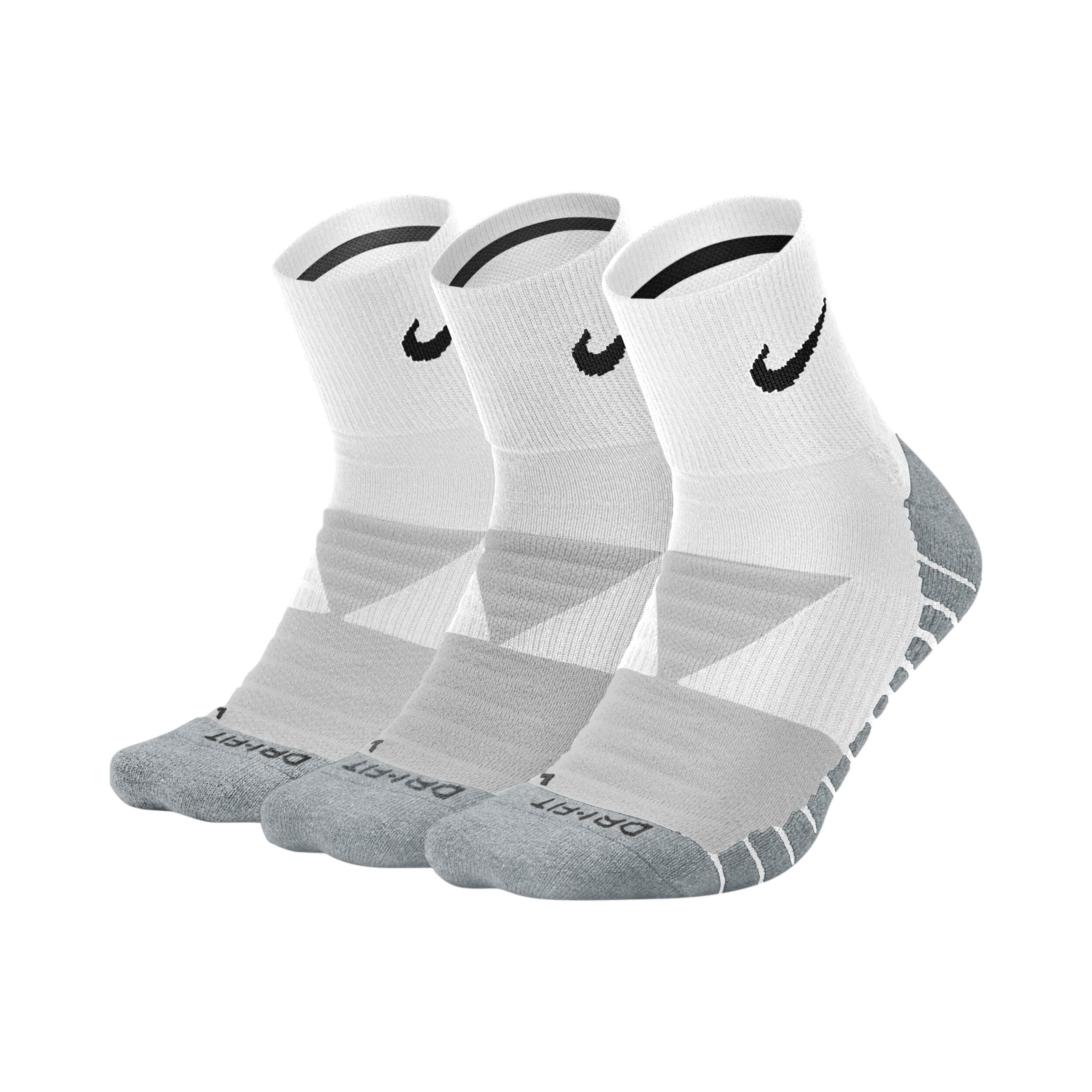 Nike dry shop cushion quarter socks