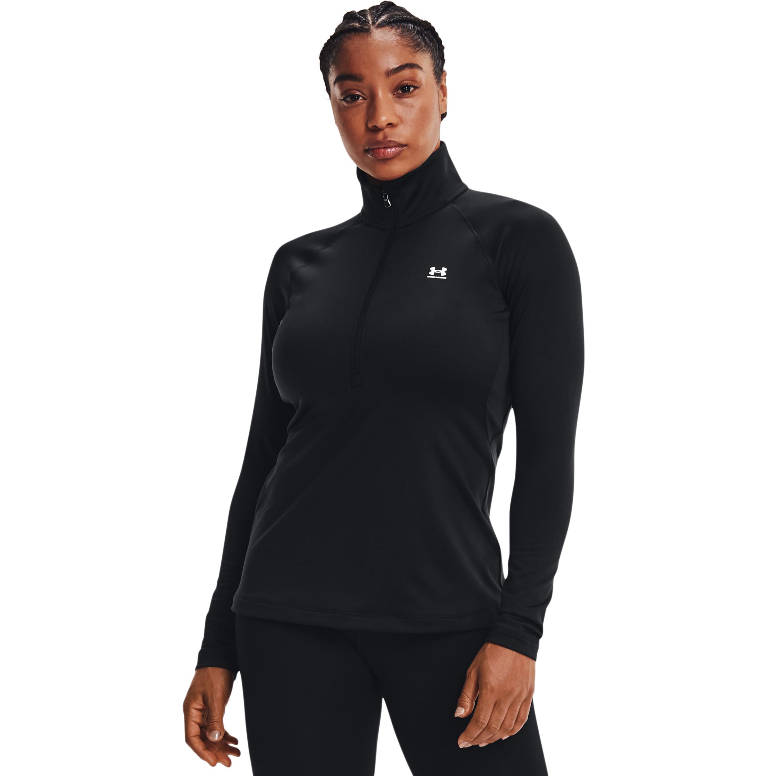 Coldgear Authentics Half Zip Long Sleeve Women Black