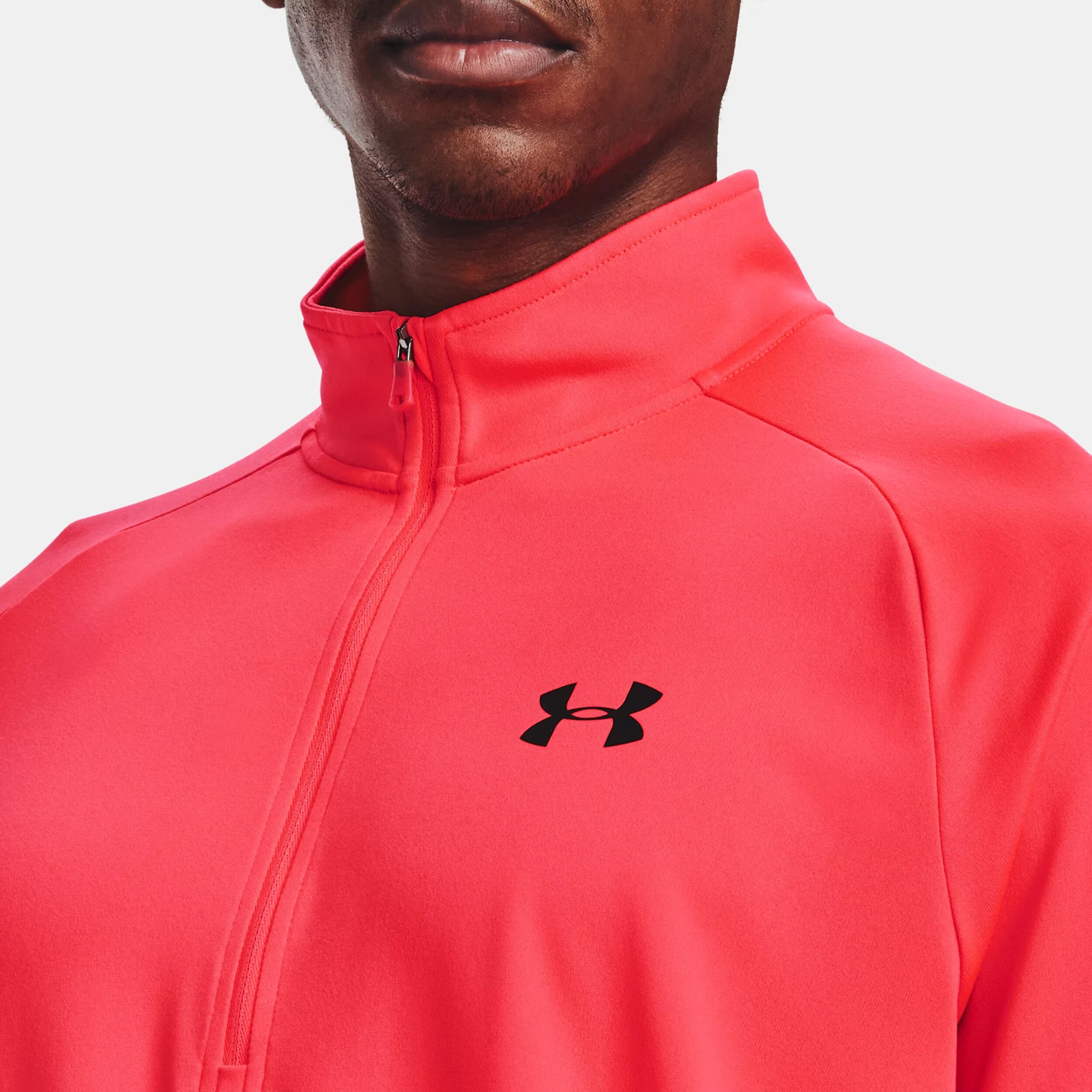 Mens half zip under armour deals