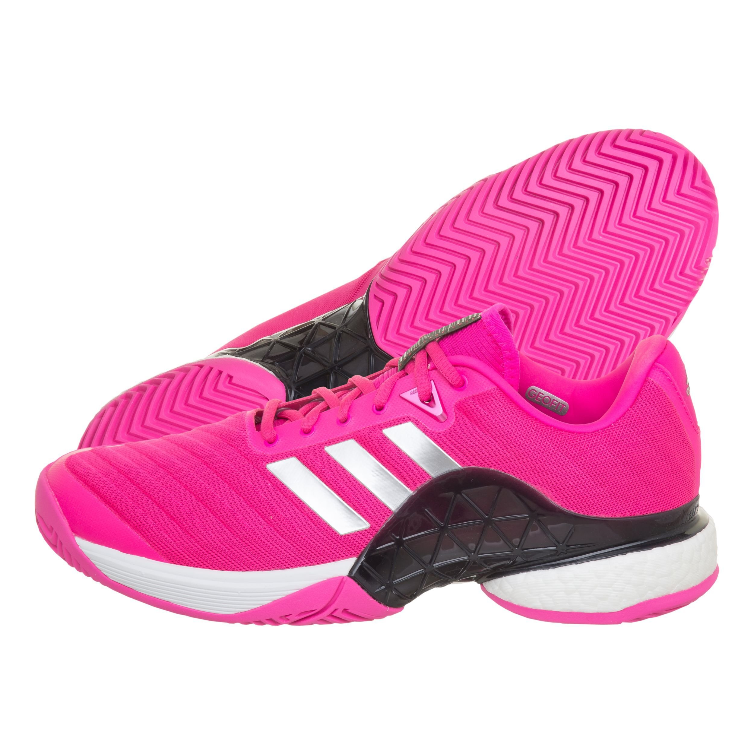Buy adidas Barricade 2018 Boost All Court Shoe Men Pink White