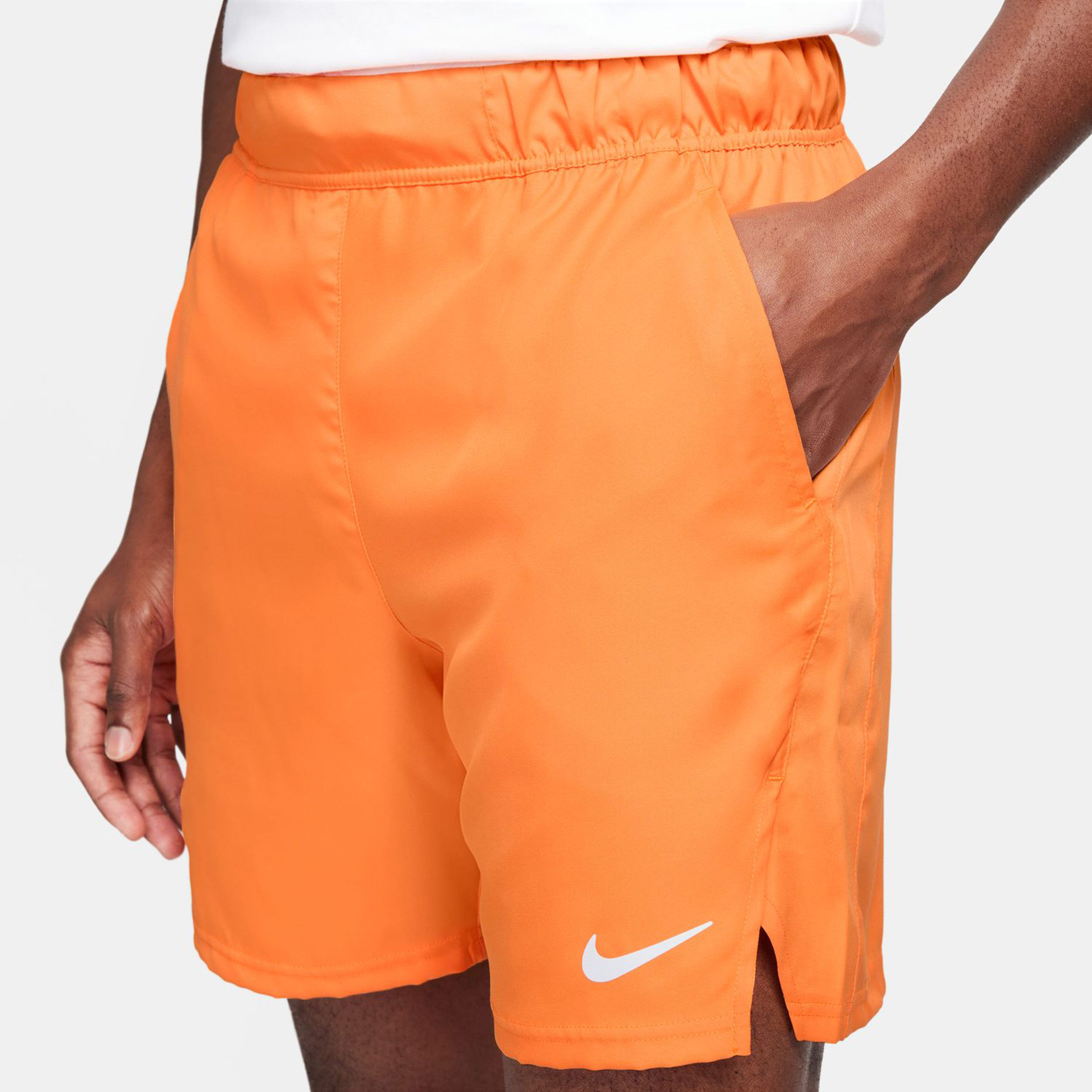 Dri Fit Court Victory 7in Shorts Men Orange White