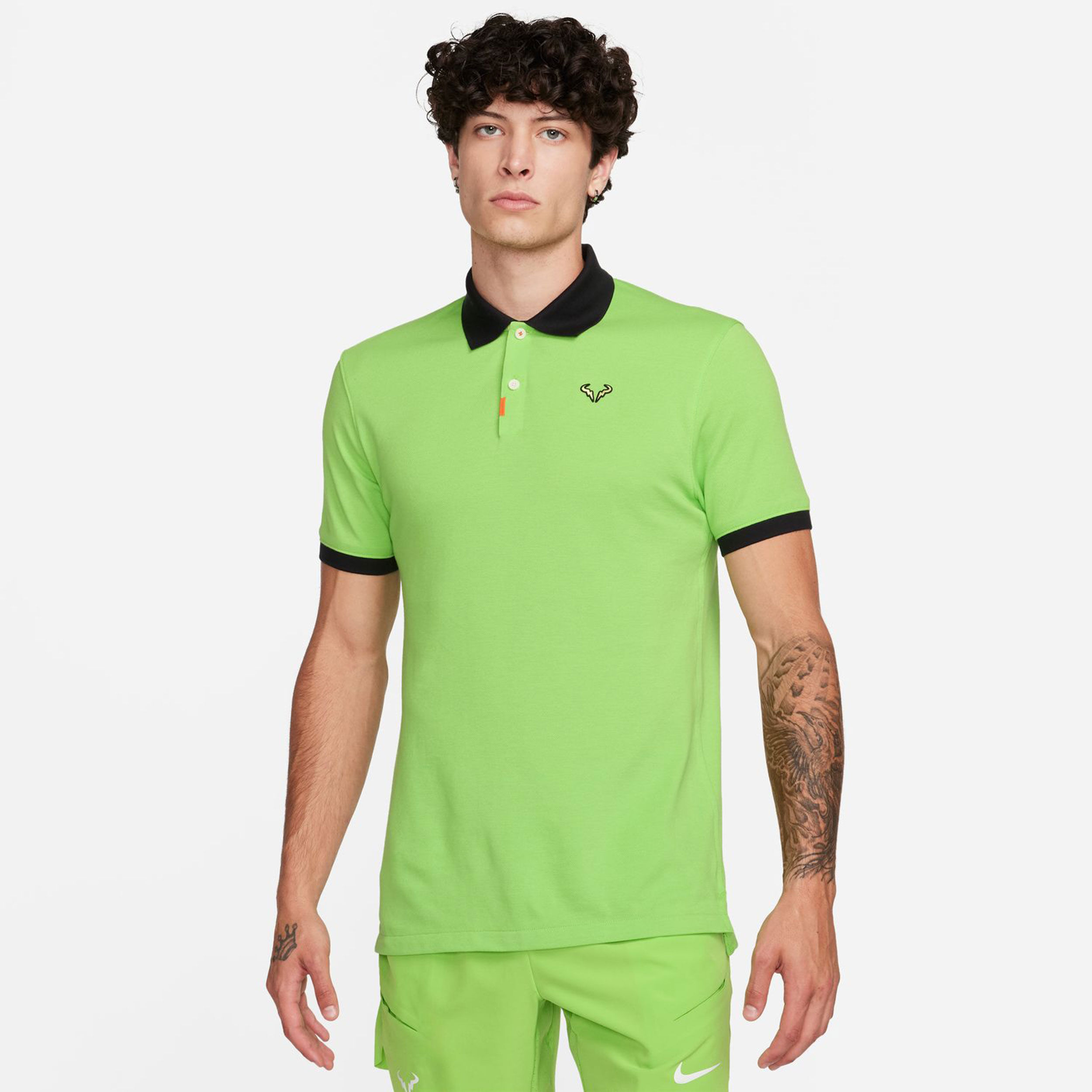 Lime green nike polo clearance