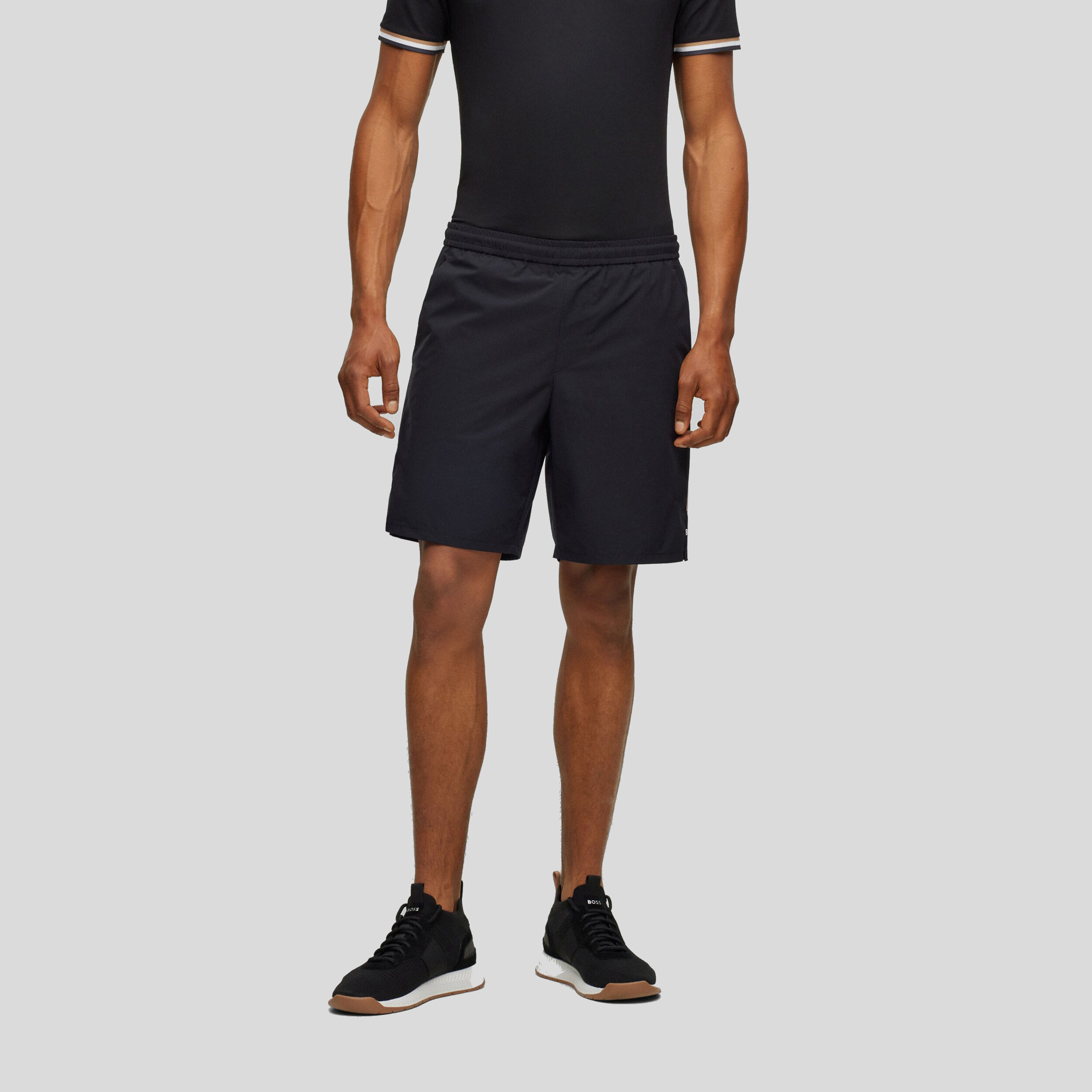 Boss hot sale grey shorts