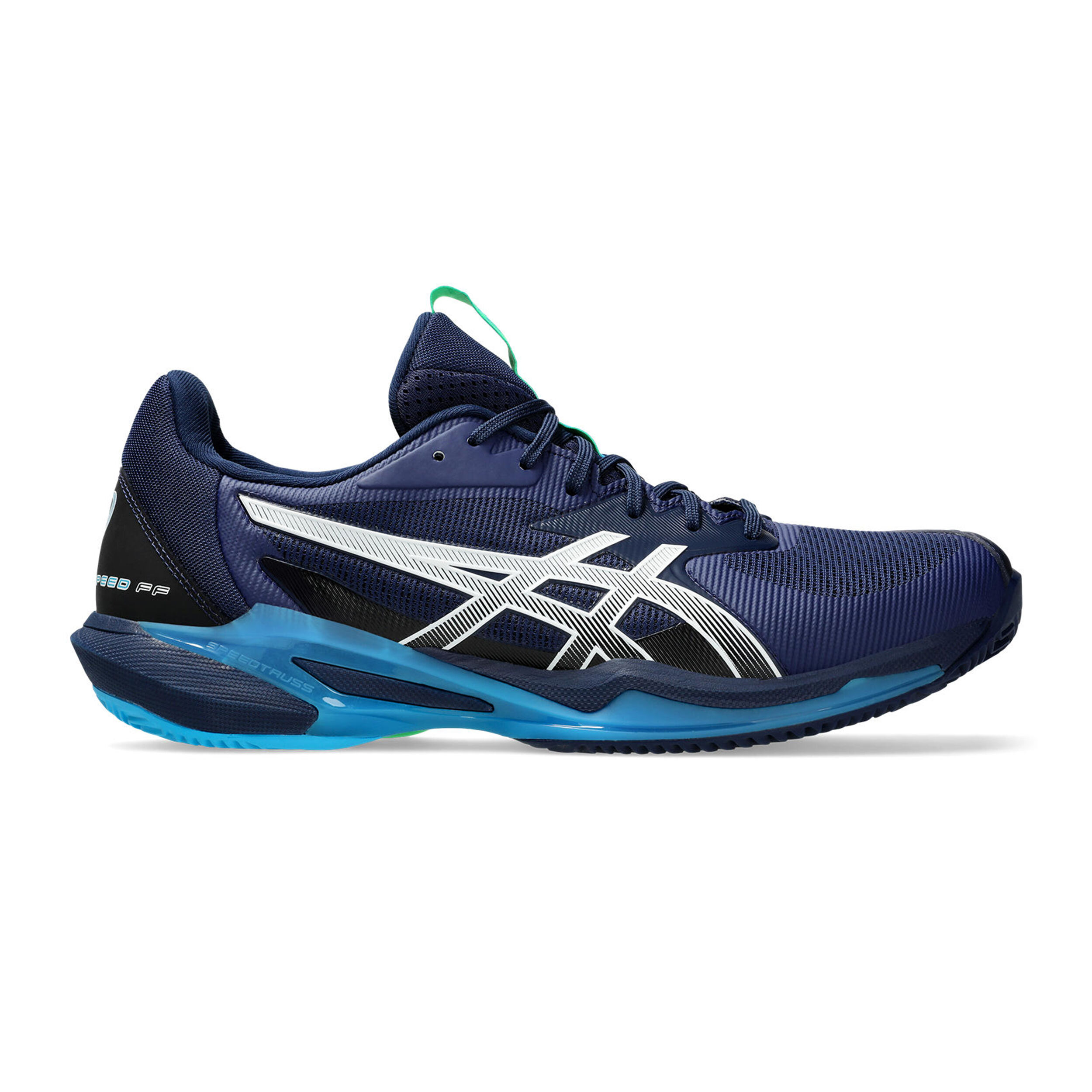 【ファッション通販】の商品をすべて 3 Ff Speed Solution ASICS Buy Clay Blue Dark Men Shoe Court スパイク・シューズ