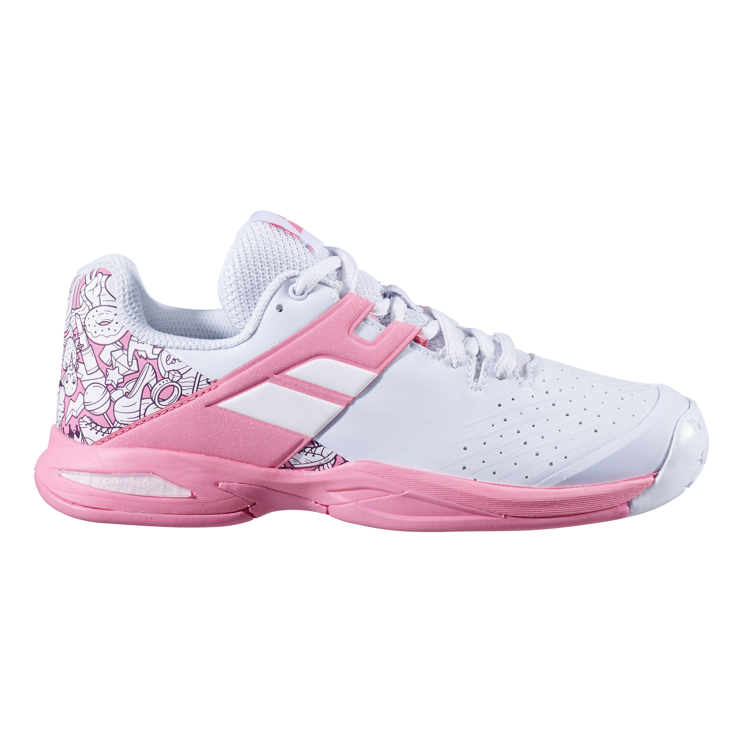 Wht/Pink kids Propulse Team Jnr UK 4.5 EUR 37 New in Box Babolat Babolat Tennis Shoe 