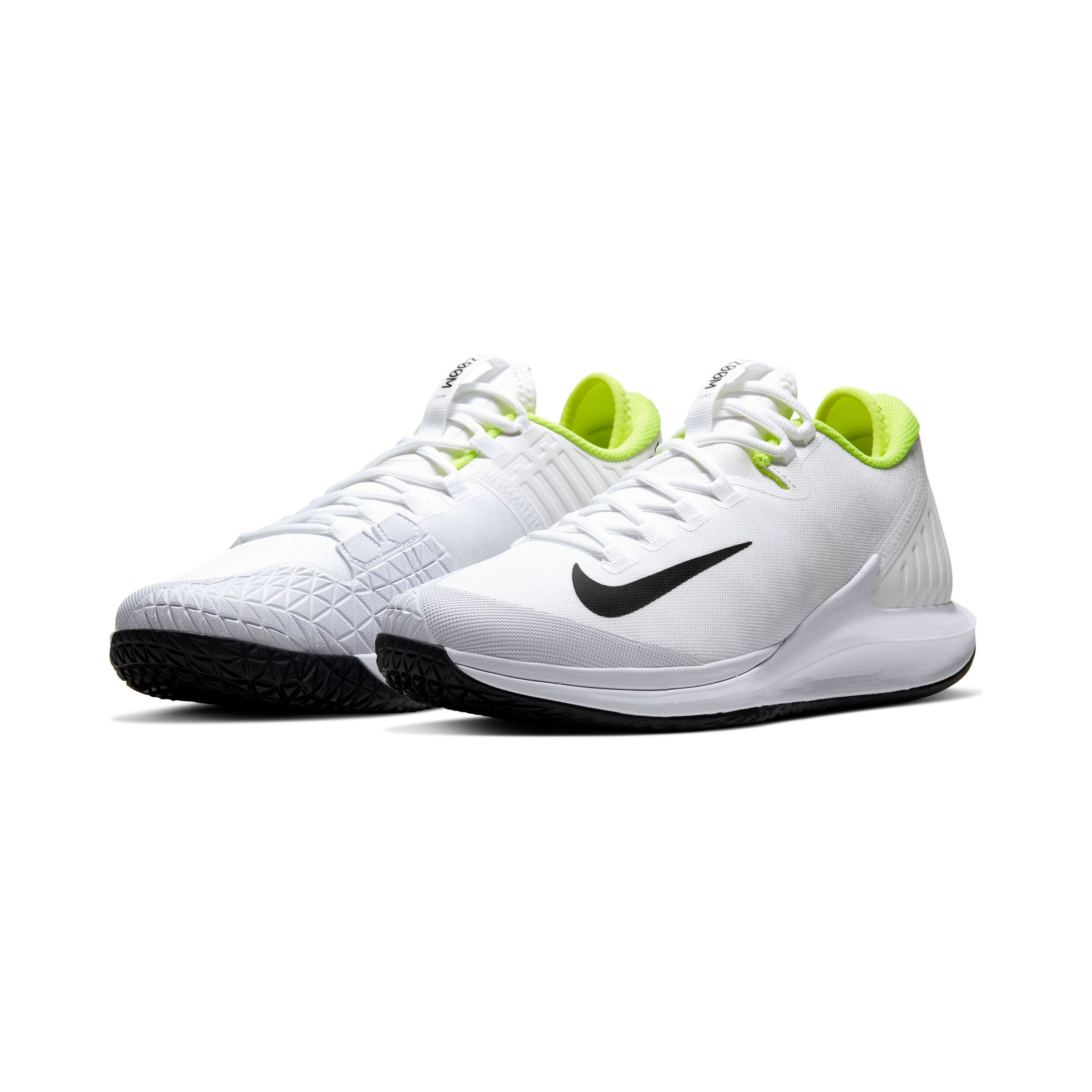 Air Zoom Zero Hard Court Shoe Men - White, Neon Green