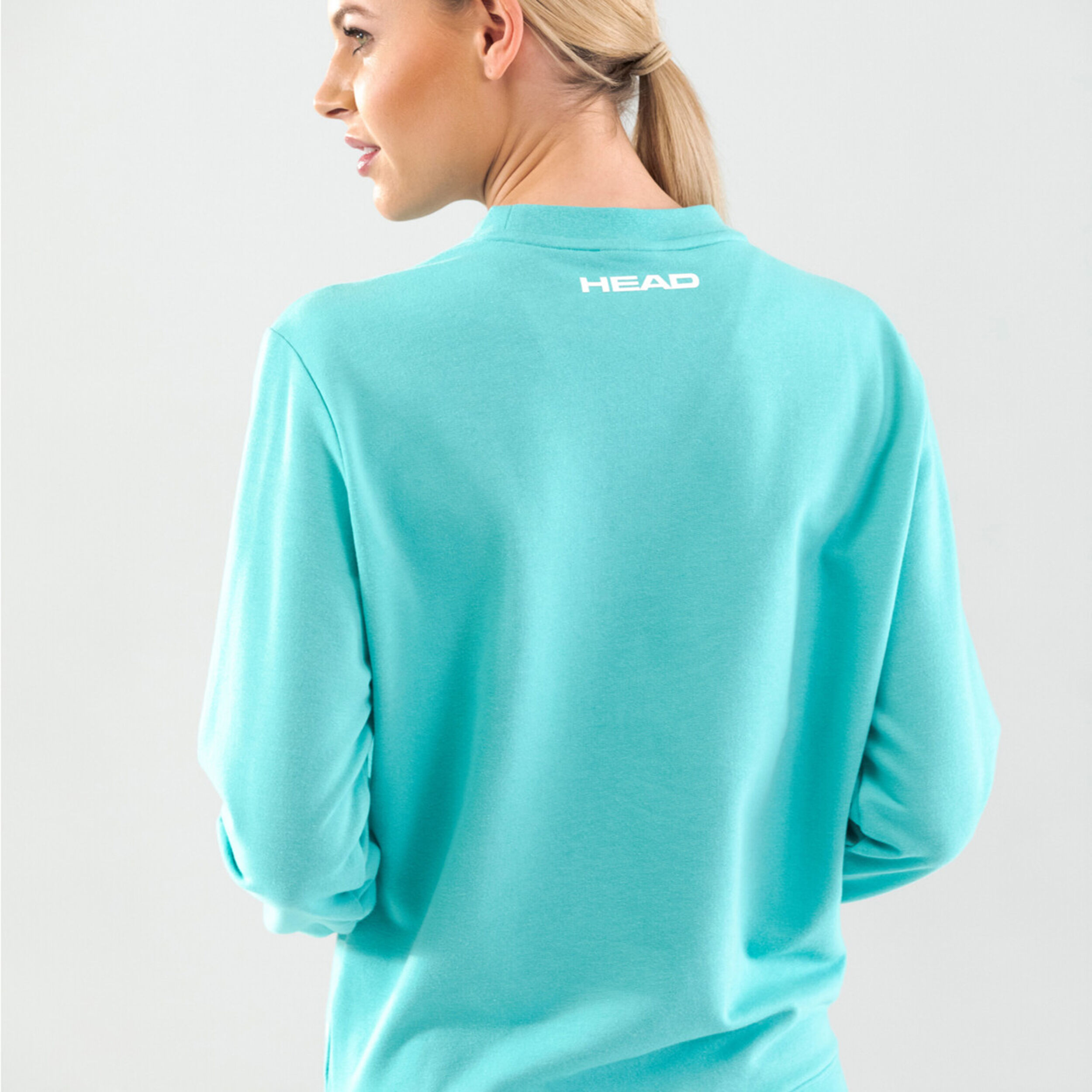Turquoise sweatshirt womens on sale