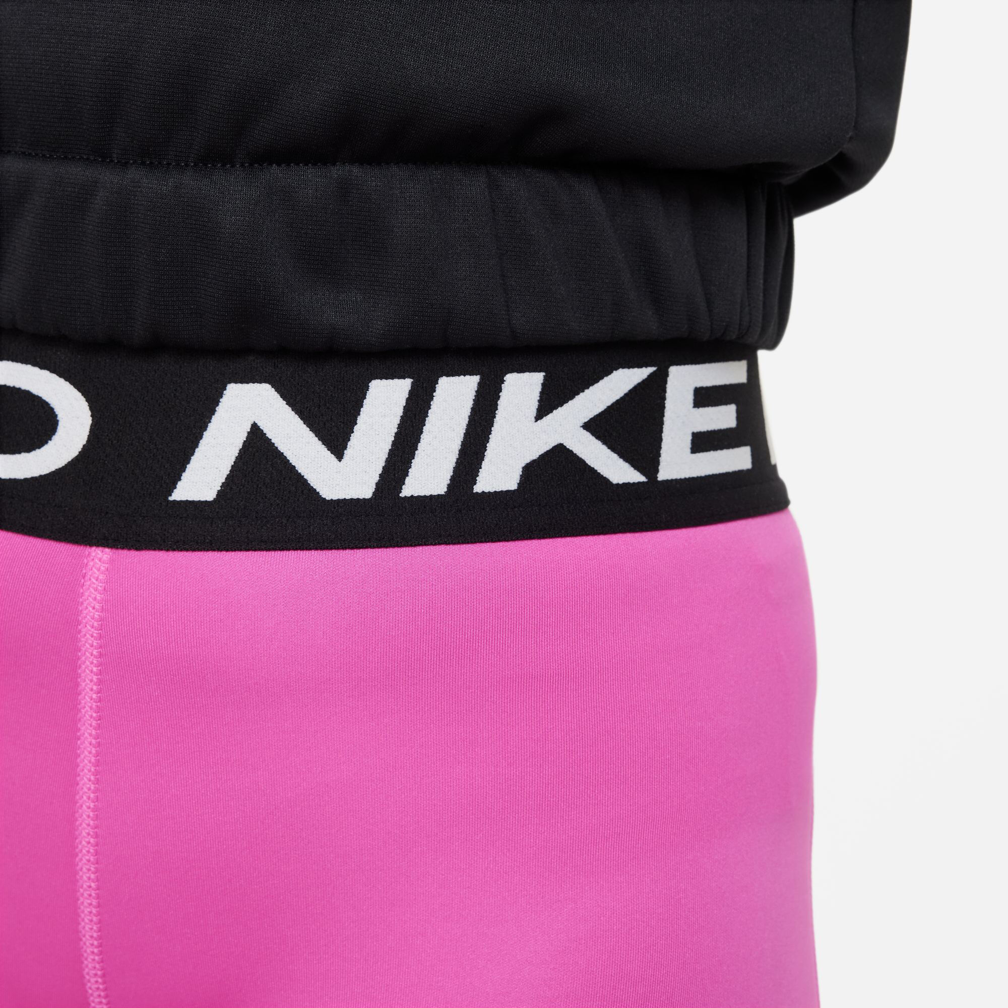 Nike Pro Tight Girls Pink Black Girls In Nike Pro