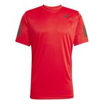 adidas Clothing adidas Club 3Stripes T-Shirt Men - red, 