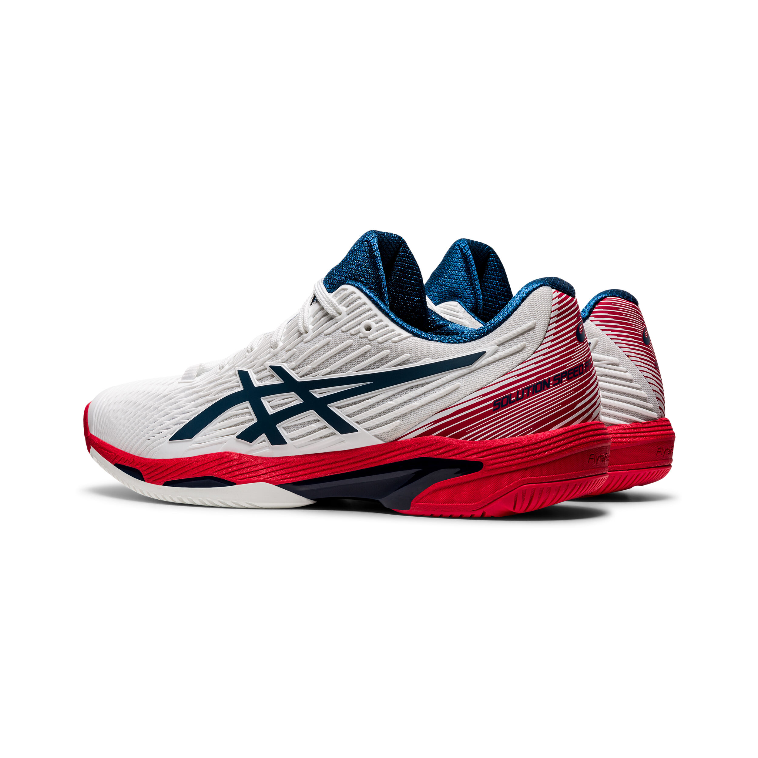 Buy ASICS Solution Speed FF 2 All Court Shoe Men White, Blue