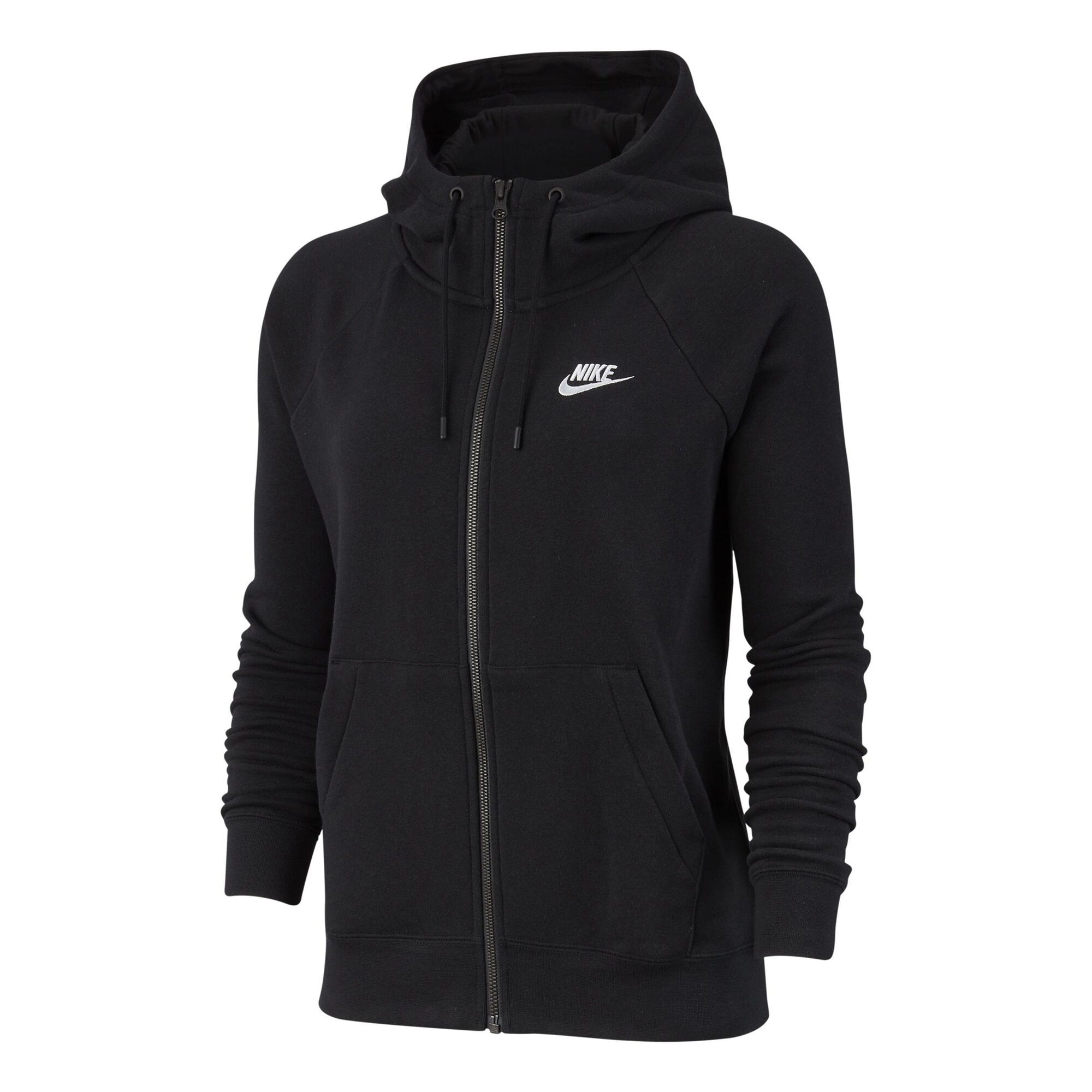 buy Nike Sportswear Essential Zip Hoodie Women - White online | Tennis-Point