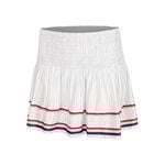 Lucky in Love Long Borderline Smocked Skirt