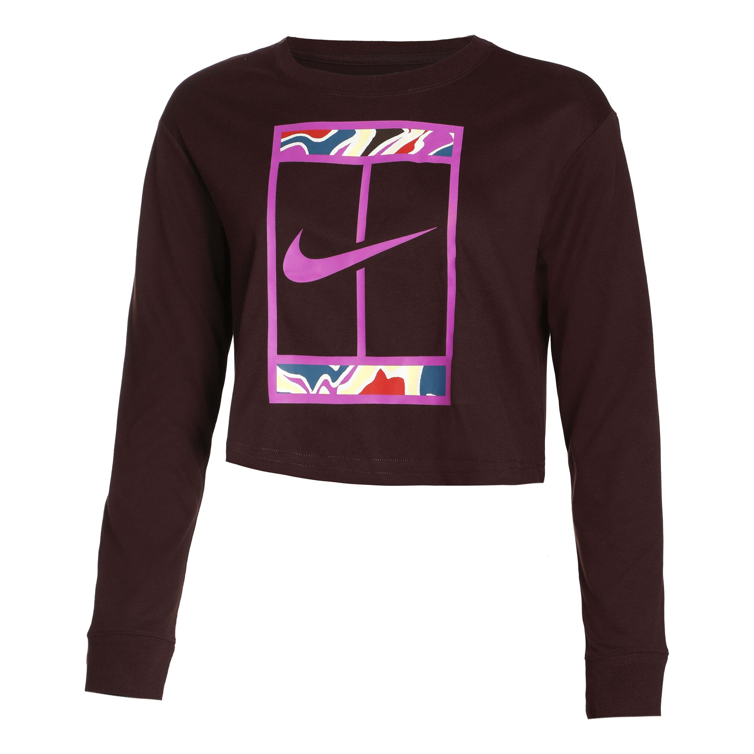 Dri fit long sleeve crop top best sale