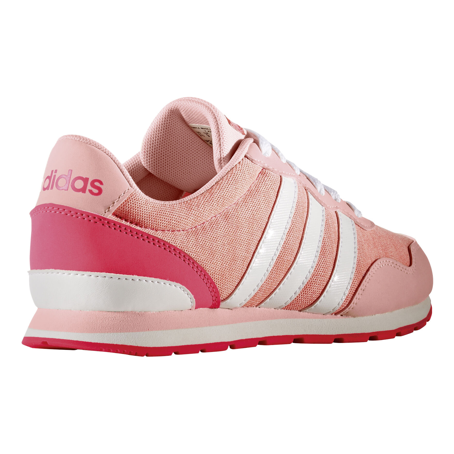 V Jog Fitness Shoe Kids Coral White