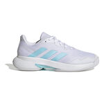 adidas Tennis shoes adidas CourtJam Control Carpet Shoe Women-White,Turquoise