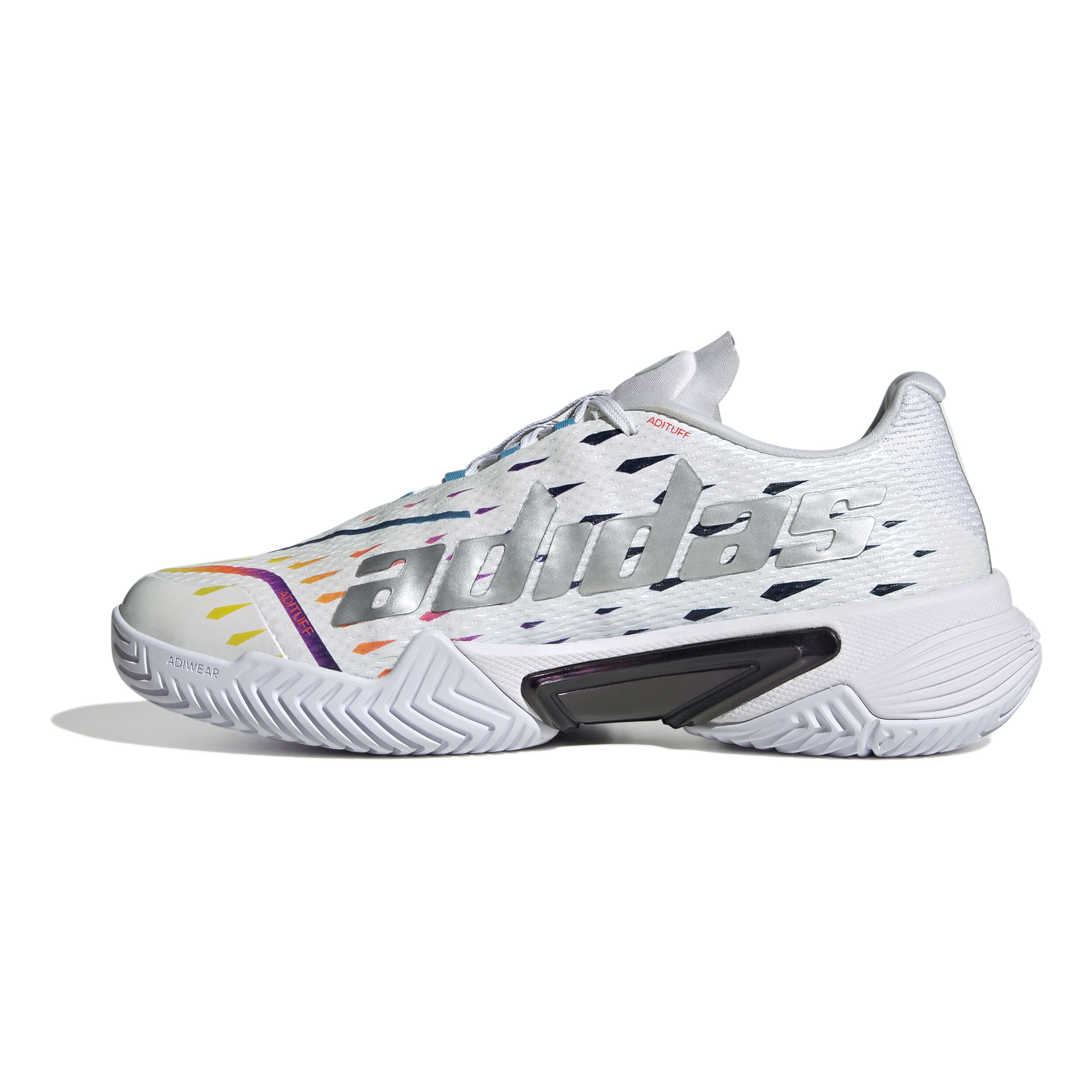 Barricade Women White Silver