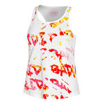 BIDI BADU Clothing BIDI BADU Wild Arts Chill Tank Top Women-White,Multicoloured