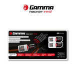 Gamma Racket accessories Gamma Racket Info Stringing Sticker 2 Pack-Black