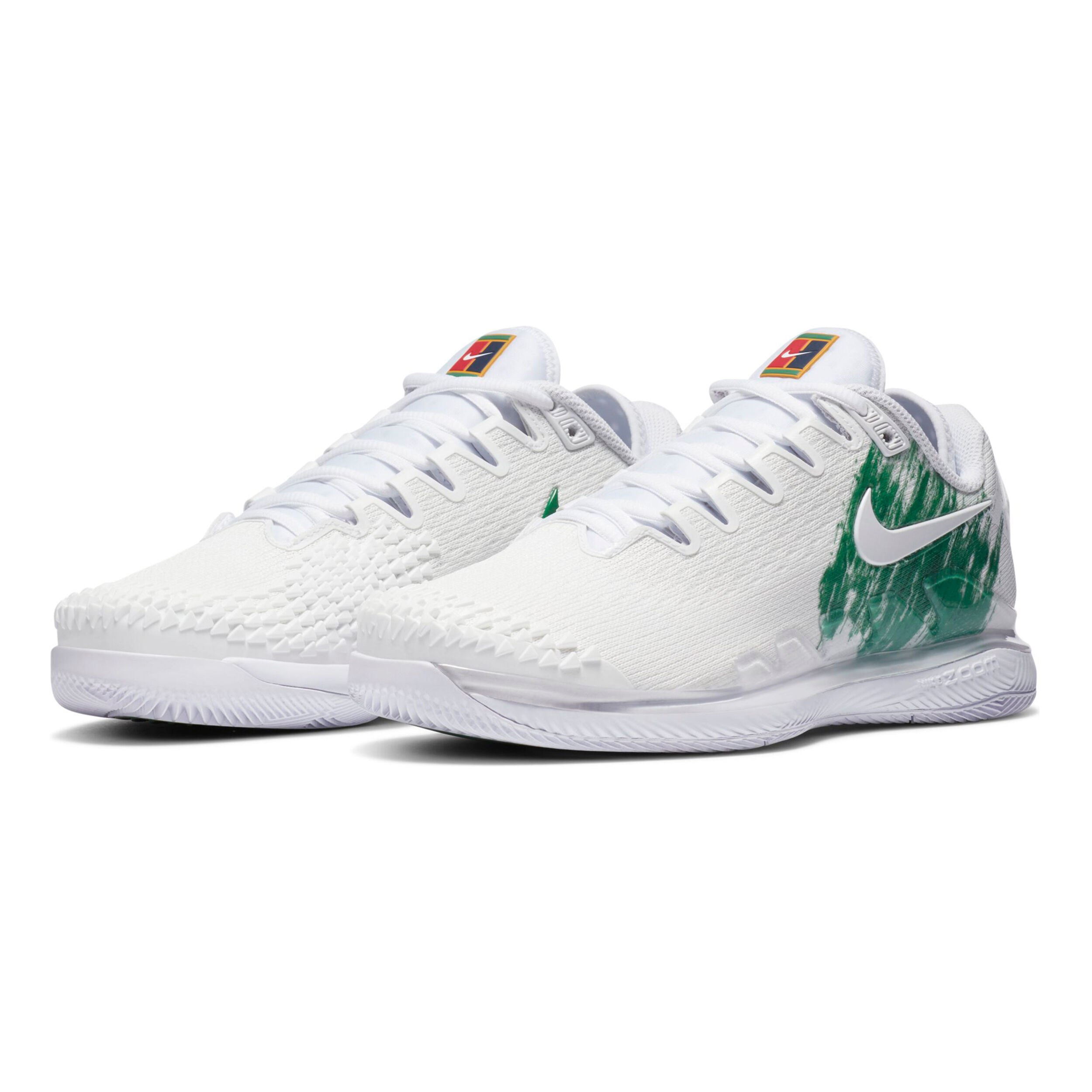 buy Nike Air Zoom Vapor X Knit All Court Shoe Women - White, Green ...