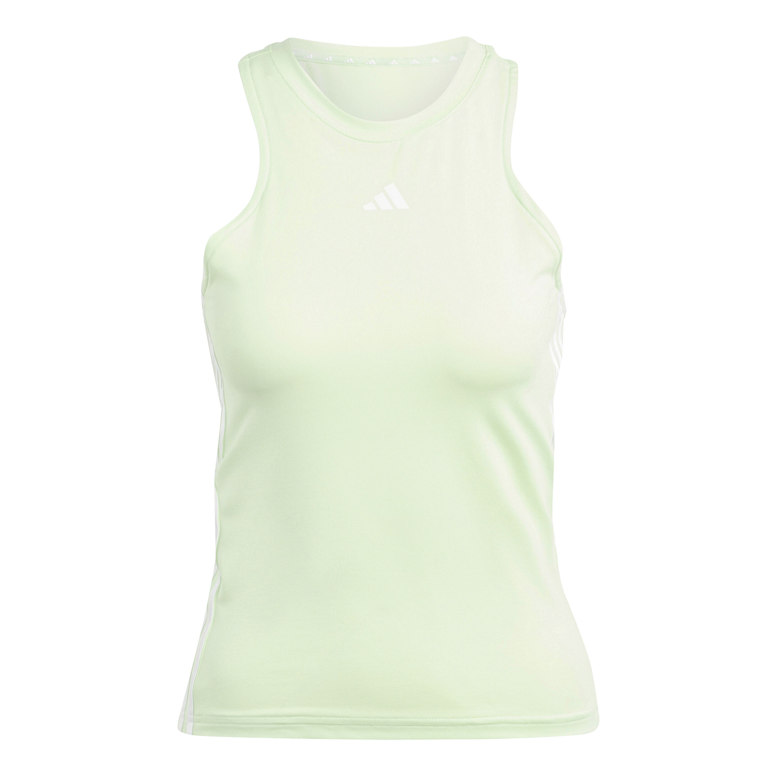 Adidas essentials 3 stripe tank top ladies clearance