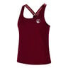 Endlessly Serve & Volley 2.0 Tank Top Women-Wine Red,Multicoloured