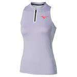 Mizuno Tennis apparel Mizuno Daybreakers Printed Tank top Women - light blue, 