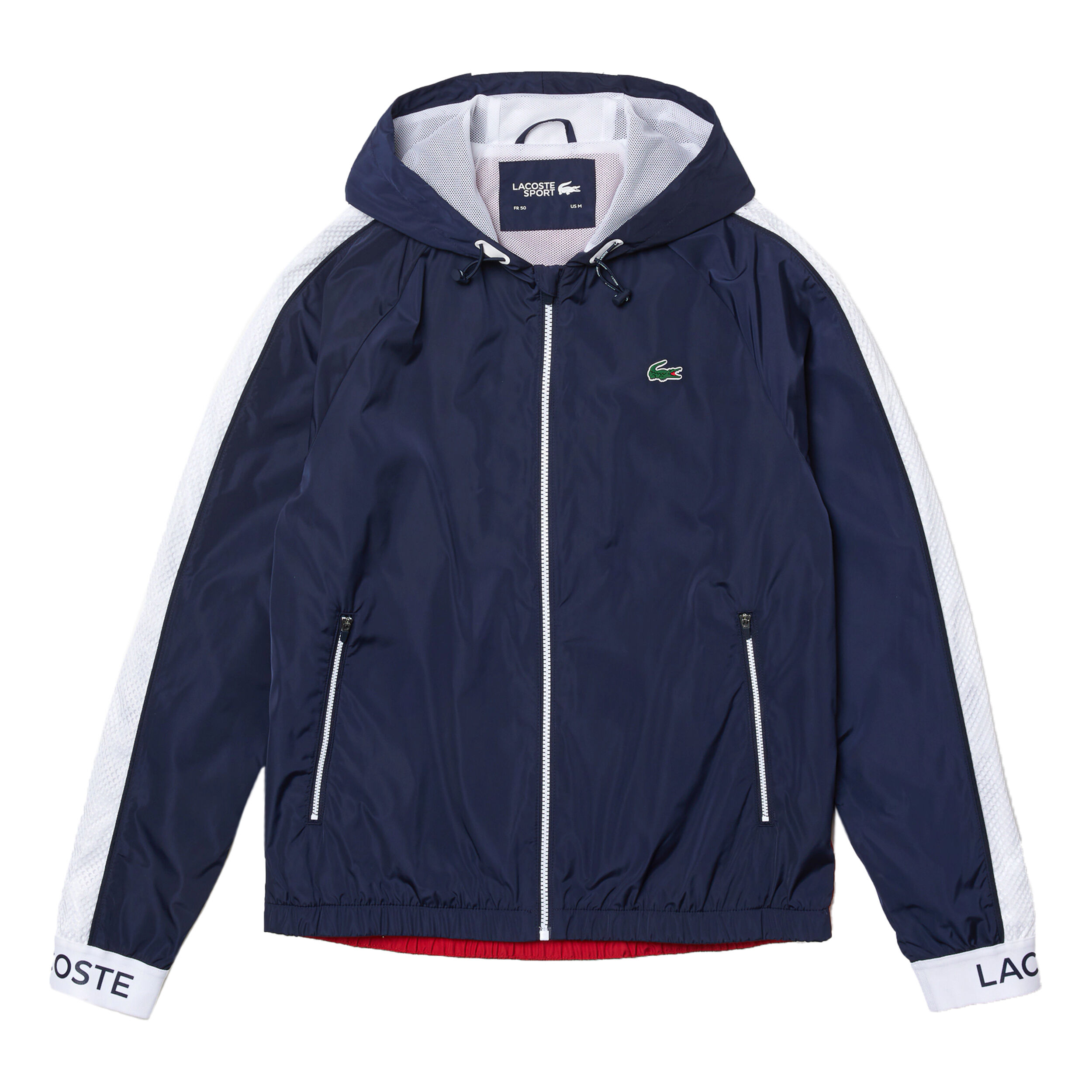 Lacoste sport windbreaker on sale jacket