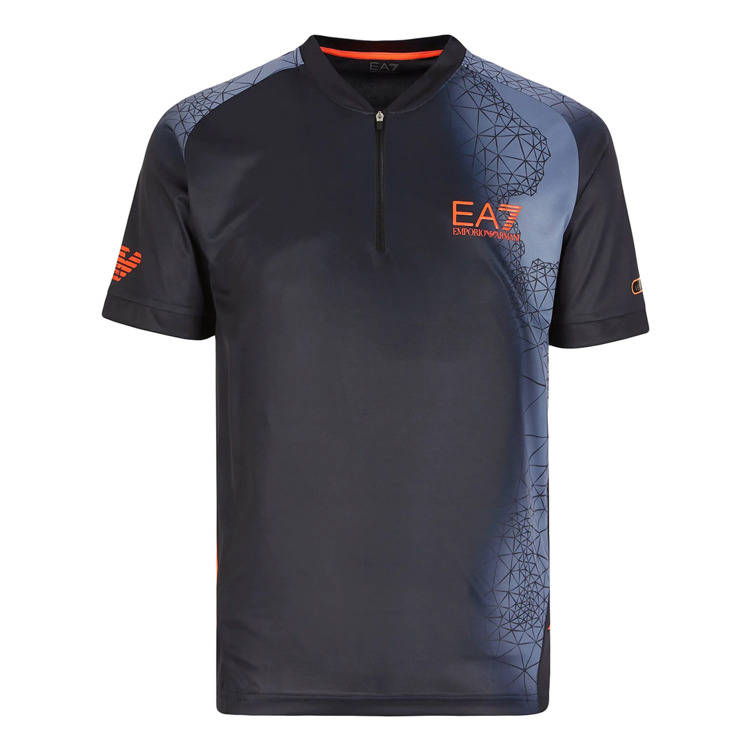 Buy EA7 Fognini Paris Masters T Shirt Men Dark Blue Orange online